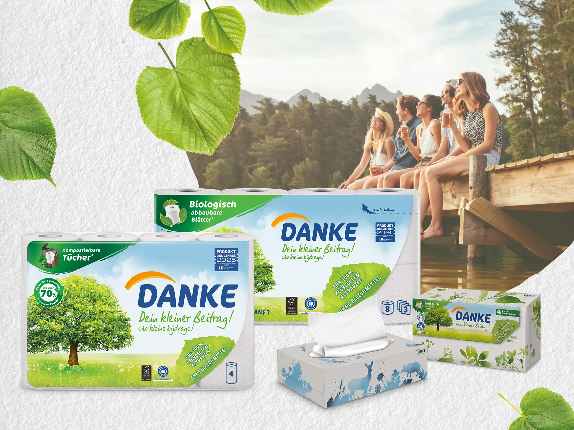 100% RECYCLING. WEIL DIE UMWELT ZÄHLT. 
