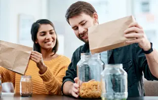 Zero-Waste-Strategie mit geringer Abfallerzeugung im Fokus