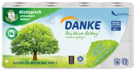 DANKE Toilettenpapier